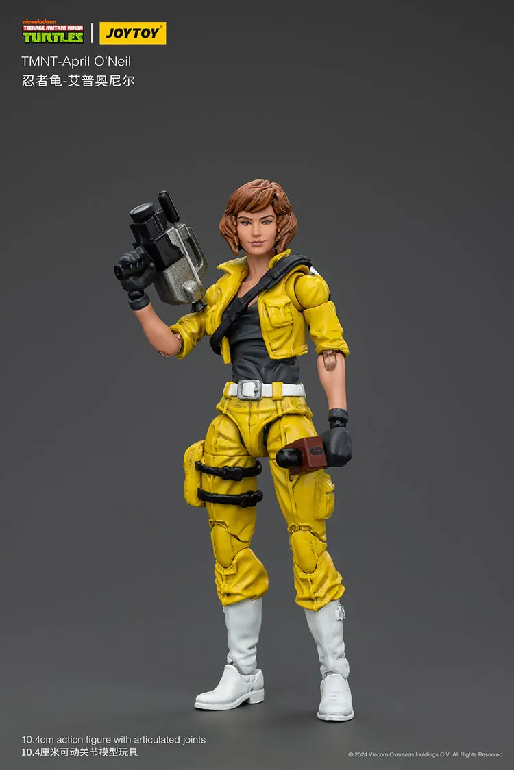 Action Figure - April O'Neil with Baby Turtles TMNT Nickelodeon 1 18 - JOYTOY Teenage Mutant Ninja Turtles rectangle image 2 Action Figure April O'neil With Baby Turtles Tmnt Nickelodeon 1 18 Joytoy Teenage Mutant Ninja Turtles Rectangle Image 2