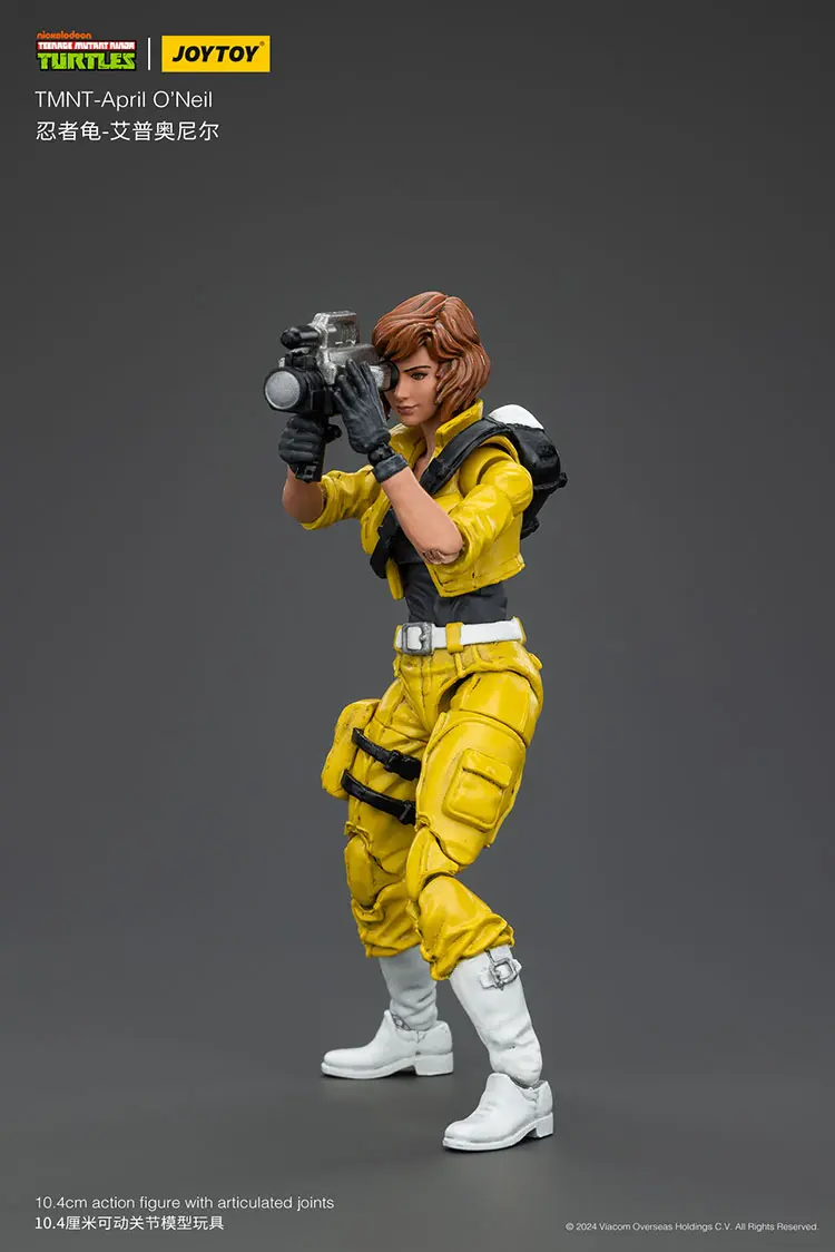 Action Figure - April O'Neil with Baby Turtles TMNT Nickelodeon 1 18 - JOYTOY Teenage Mutant Ninja Turtles rectangle image 3 Action Figure April O'neil With Baby Turtles Tmnt Nickelodeon 1 18 Joytoy Teenage Mutant Ninja Turtles Rectangle Image 3