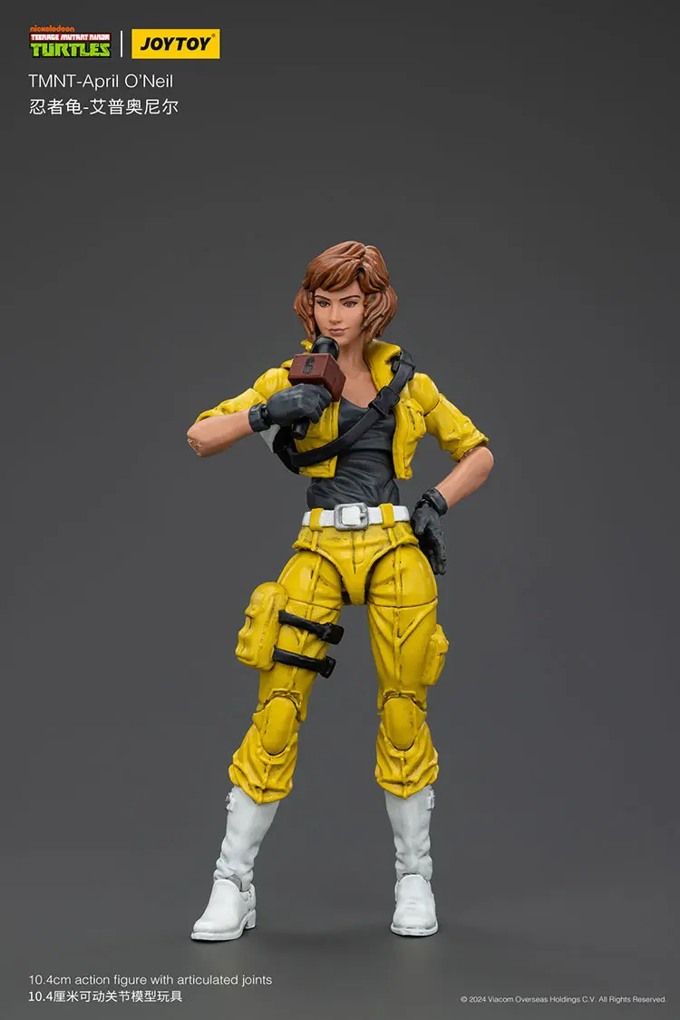 Action Figure - April O'Neil with Baby Turtles TMNT Nickelodeon 1 18 - JOYTOY Teenage Mutant Ninja Turtles rectangle image 8 Action Figure April O'neil With Baby Turtles Tmnt Nickelodeon 1 18 Joytoy Teenage Mutant Ninja Turtles Rectangle Image 8