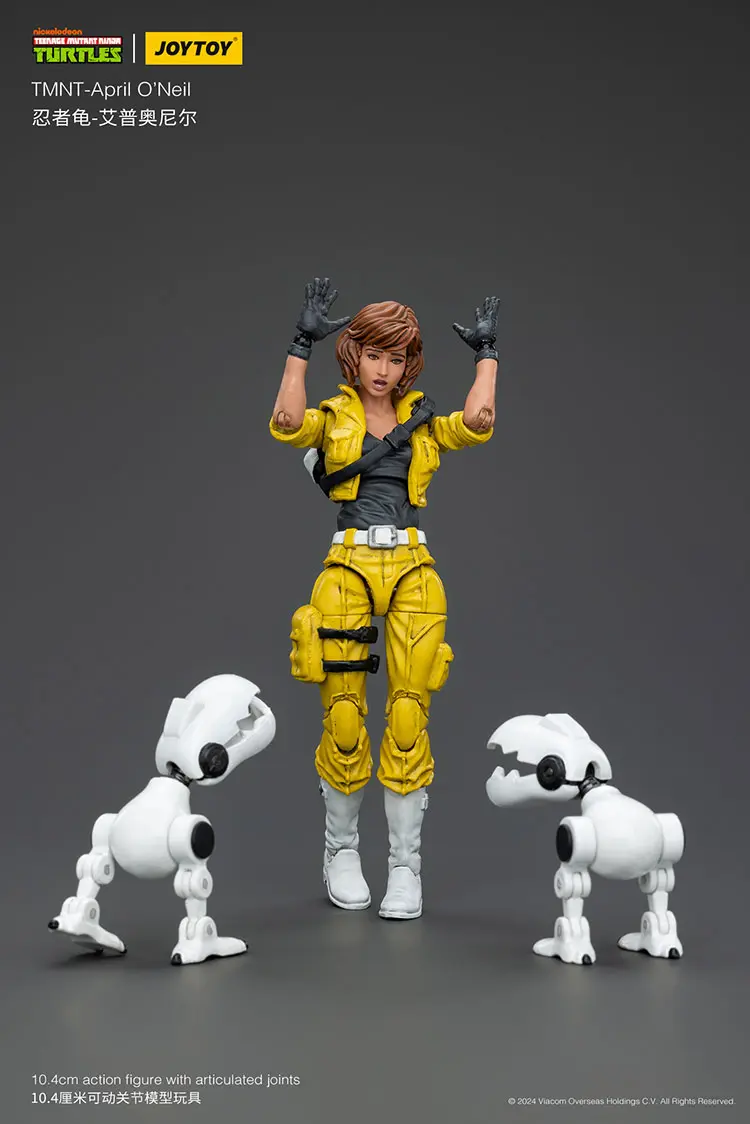 Action Figure - April O'Neil with Baby Turtles TMNT Nickelodeon 1 18 - JOYTOY Teenage Mutant Ninja Turtles rectangle image 9 Action Figure April O'neil With Baby Turtles Tmnt Nickelodeon 1 18 Joytoy Teenage Mutant Ninja Turtles Rectangle Image 9