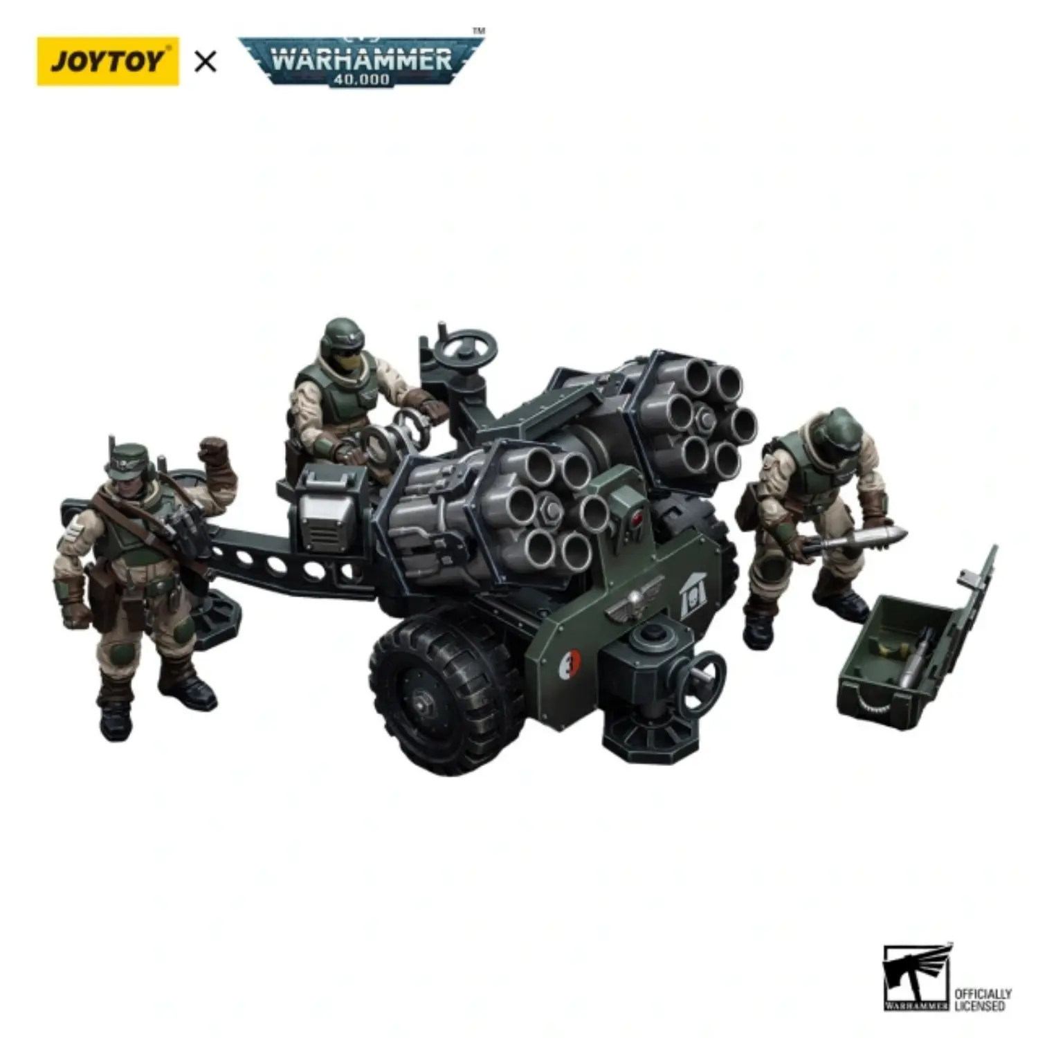 Action Figure - Astra Militarum Ordnance Team with Malleus Rocket Launcher 1 18 - JOYTOY Warhammer 40K 3 Action Figure Astra Militarum Ordnance Team With Malleus Rocket Launcher 1 18 Joytoy Warhammer 40k 3