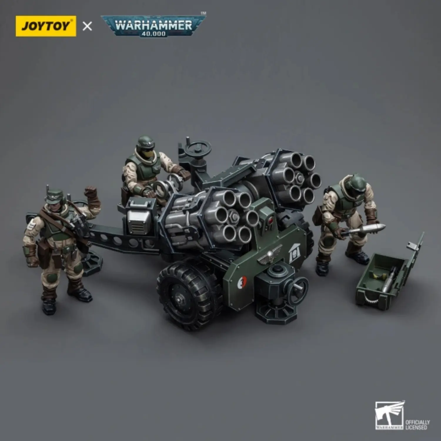 Action Figure - Astra Militarum Ordnance Team with Malleus Rocket Launcher 1 18 - JOYTOY Warhammer 40K Action Figure Astra Militarum Ordnance Team With Malleus Rocket Launcher 1 18 Joytoy Warhammer 40k
