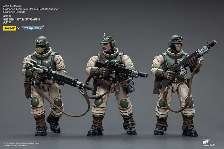 Action Figure - Astra Militarum Ordnance Team without Malleus Rocket Launcher 1 18 - JOYTOY Warhammer 40K rectangle image 18 Action Figure Astra Militarum Ordnance Team Without Malleus Rocket Launcher 1 18 Joytoy Warhammer 40k Rectangle Image 18
