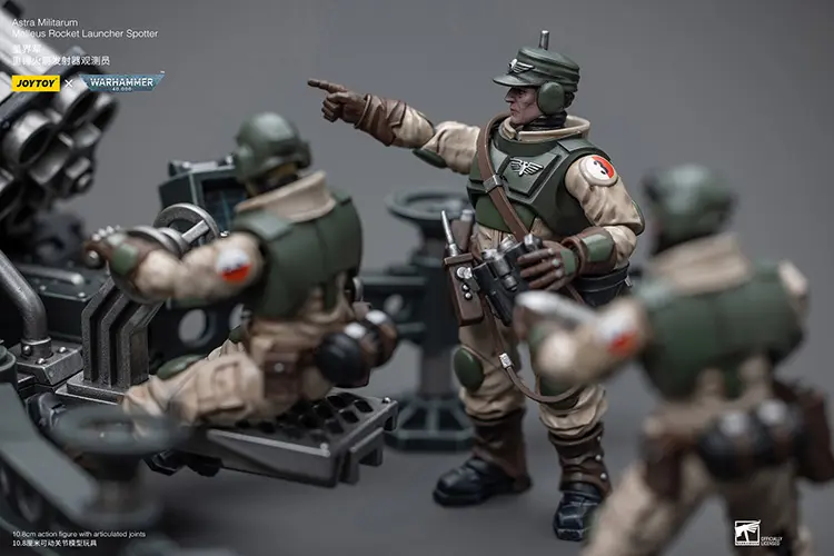Action Figure - Astra Militarum Ordnance Team without Malleus Rocket Launcher 1 18 - JOYTOY Warhammer 40K rectangle image 21 Action Figure Astra Militarum Ordnance Team Without Malleus Rocket Launcher 1 18 Joytoy Warhammer 40k Rectangle Image 21