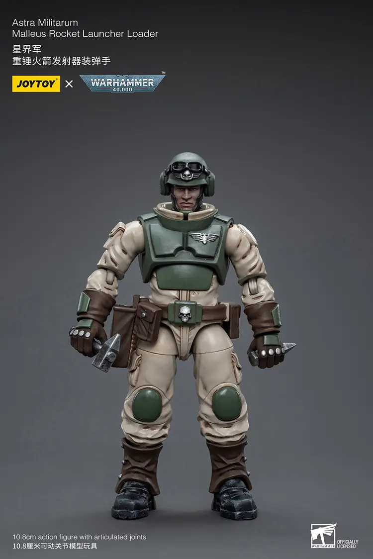 Action Figure - Astra Militarum Ordnance Team without Malleus Rocket Launcher 1 18 - JOYTOY Warhammer 40K rectangle image 25 Action Figure Astra Militarum Ordnance Team Without Malleus Rocket Launcher 1 18 Joytoy Warhammer 40k Rectangle Image 25