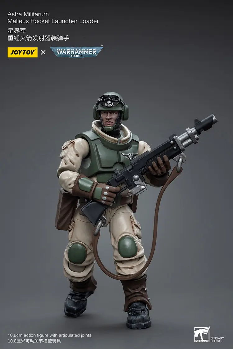 Action Figure - Astra Militarum Ordnance Team without Malleus Rocket Launcher 1 18 - JOYTOY Warhammer 40K rectangle image 26 Action Figure Astra Militarum Ordnance Team Without Malleus Rocket Launcher 1 18 Joytoy Warhammer 40k Rectangle Image 26