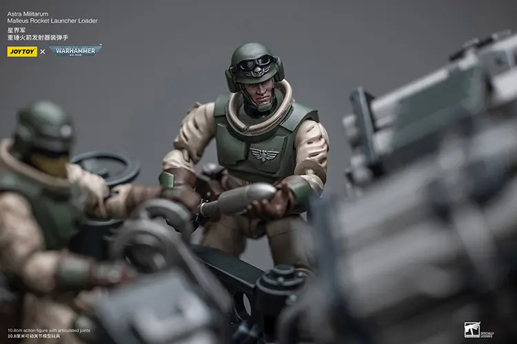 Action Figure - Astra Militarum Ordnance Team without Malleus Rocket Launcher 1 18 - JOYTOY Warhammer 40K rectangle image 27 Action Figure Astra Militarum Ordnance Team Without Malleus Rocket Launcher 1 18 Joytoy Warhammer 40k Rectangle Image 27