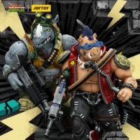 Action Figure Bebop & Rocksteady Tmnt Nickelodeon 1 18 Joytoy Teenage Mutant Ninja Turtles In Builtiful Background