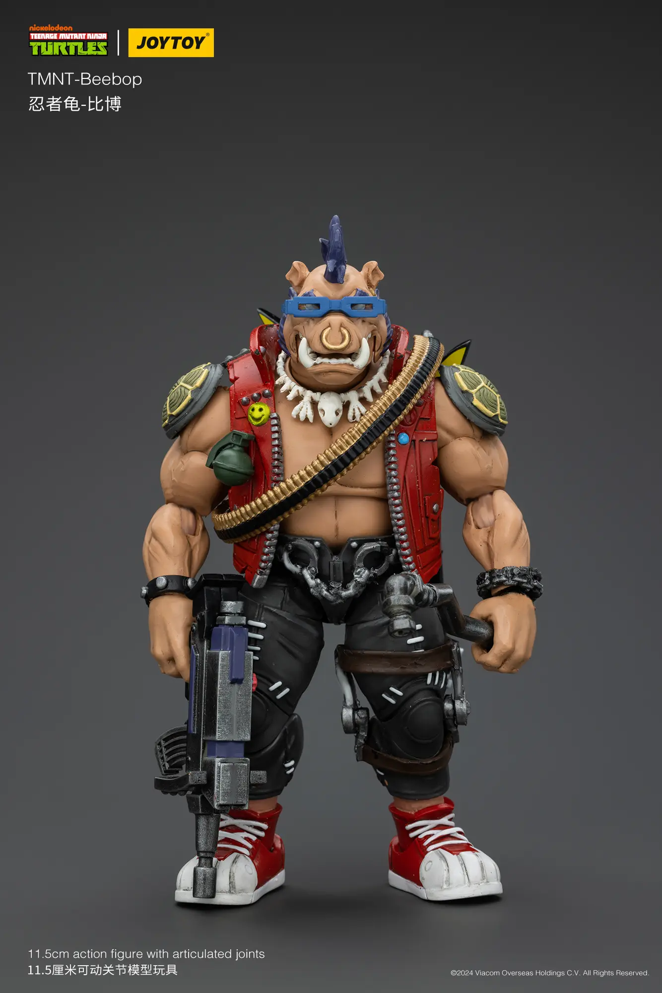 Action Figure Bebop Tmnt Nickelodeon 1 18 Joytoy Teenage Mutant Ninja Turtles Rectangle Image 1