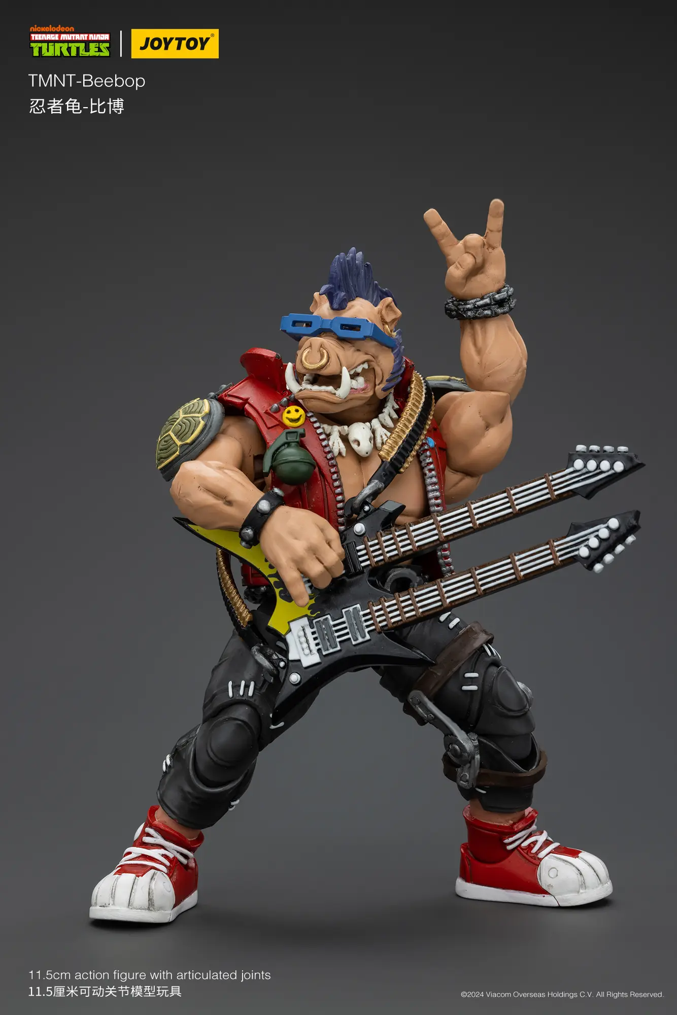 Action Figure Bebop Tmnt Nickelodeon 1 18 Joytoy Teenage Mutant Ninja Turtles Rectangle Image 11