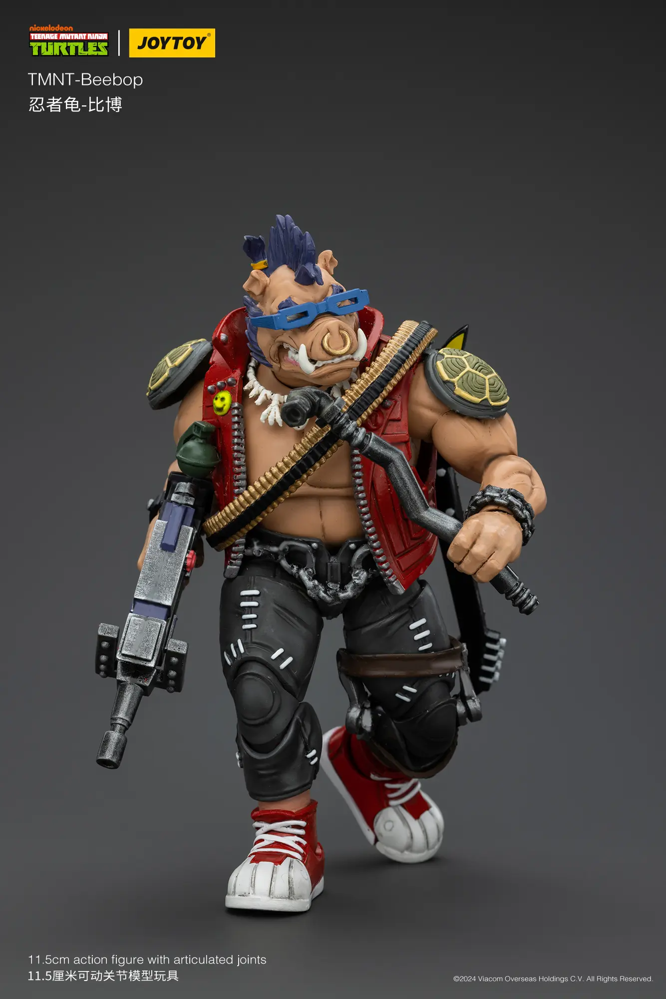 Action Figure Bebop Tmnt Nickelodeon 1 18 Joytoy Teenage Mutant Ninja Turtles Rectangle Image 4