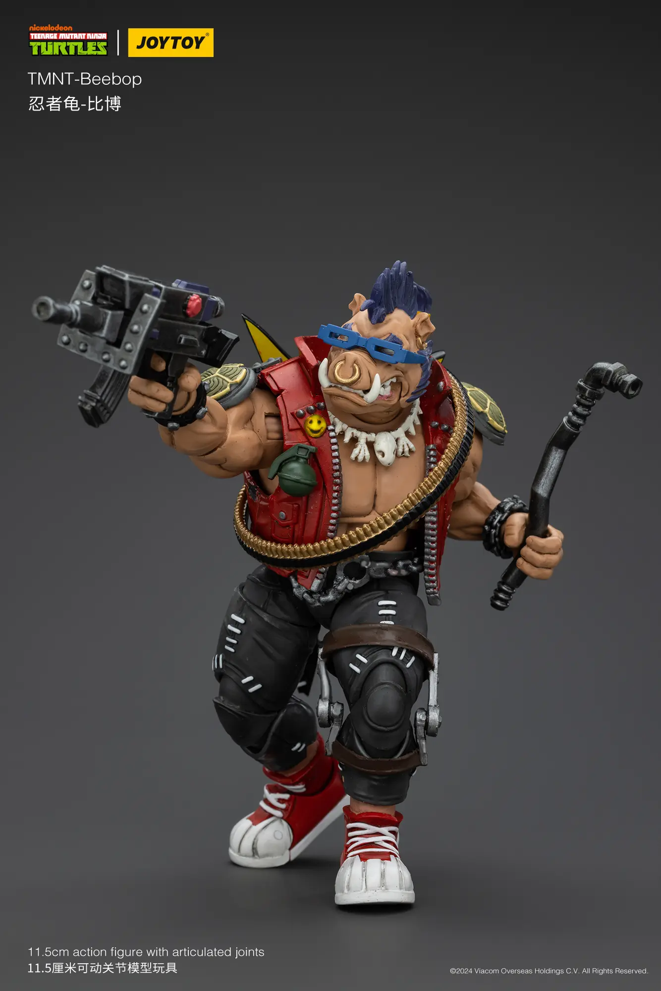 Action Figure Bebop Tmnt Nickelodeon 1 18 Joytoy Teenage Mutant Ninja Turtles Rectangle Image 6