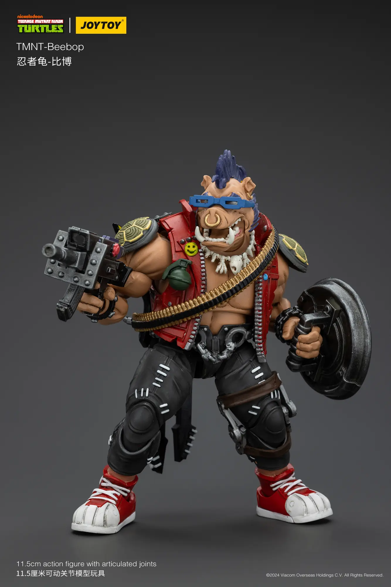 Action Figure Bebop Tmnt Nickelodeon 1 18 Joytoy Teenage Mutant Ninja Turtles Rectangle Image 7