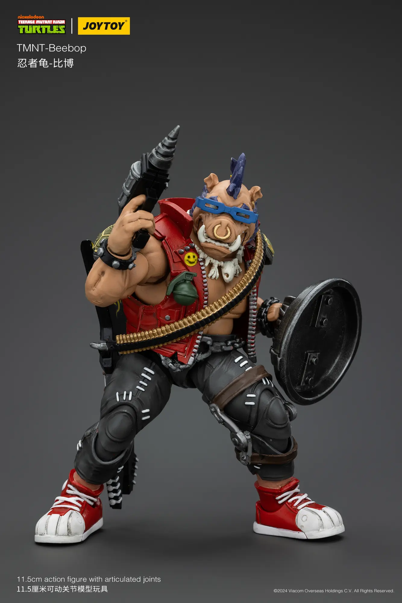 Action Figure Bebop Tmnt Nickelodeon 1 18 Joytoy Teenage Mutant Ninja Turtles Rectangle Image 9