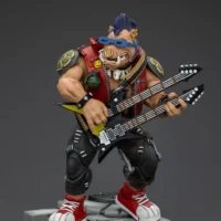 Action Figure Bebop With Guitar Tmnt Nickelodeon 1 18 Joytoy Teenage Mutant Ninja Turtles Rectangle Image