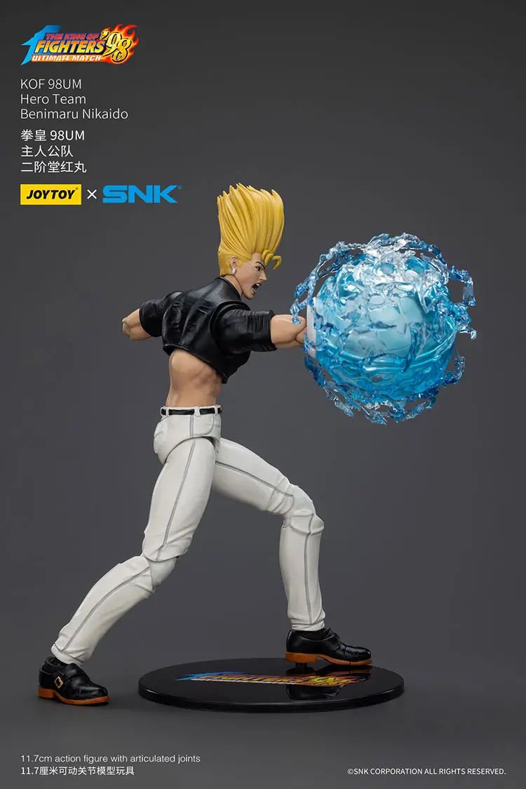 Action Figure - Benimaru Nikaido with lightning KOF _98 UM Hero Team SNK 1 18 - JOYTOY The King of Fighters rectangle image 1