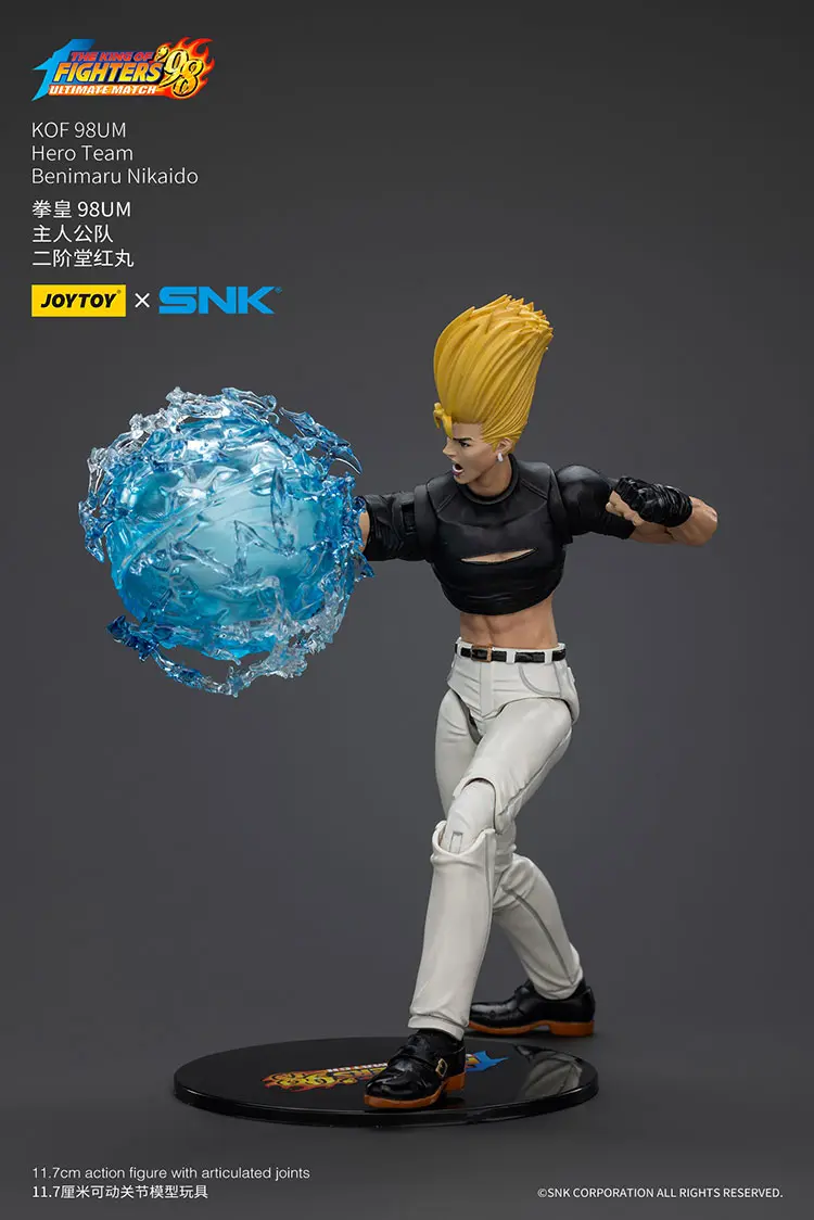 Action Figure - Benimaru Nikaido with lightning KOF _98 UM Hero Team SNK 1 18 - JOYTOY The King of Fighters rectangle image 2