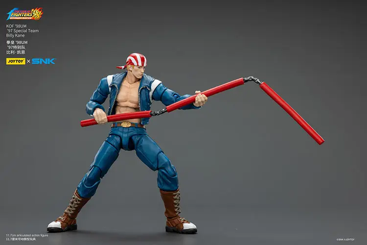 Action Figure - Billy Kane KOF '98 UM 97 Special Team SNK 1/18 - JOYTOY The King of Fighters