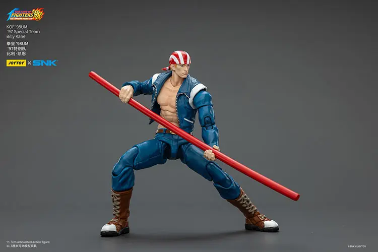 Action Figure - Billy Kane KOF '98 UM 97 Special Team SNK 1/18 - JOYTOY The King of Fighters