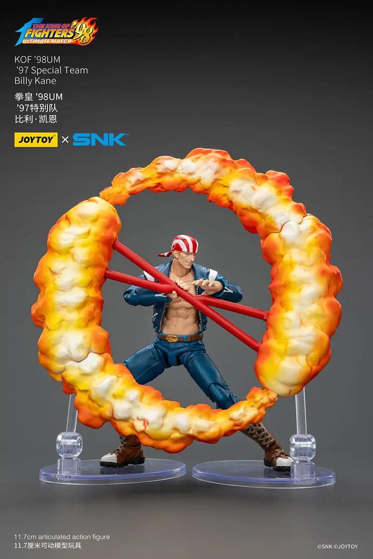 Action Figure - Billy Kane KOF '98 UM 97 Special Team SNK 1/18 - JOYTOY The King of Fighters