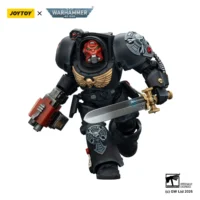 Action Figure - Black Templars Terminator 1 with Power Sword and Storm Bolter 1 18 - JOYTOY Warhammer 40K in white background 3 Action Figure - Black Templars Terminator 1 with Power Sword and Storm Bolter 1 18 - JOYTOY Warhammer 40K in white background 3