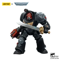 Action Figure - Black Templars Terminator 1 with Power Sword and Storm Bolter 1 18 - JOYTOY Warhammer 40K in white background 4 Action Figure - Black Templars Terminator 1 with Power Sword and Storm Bolter 1 18 - JOYTOY Warhammer 40K in white background 4