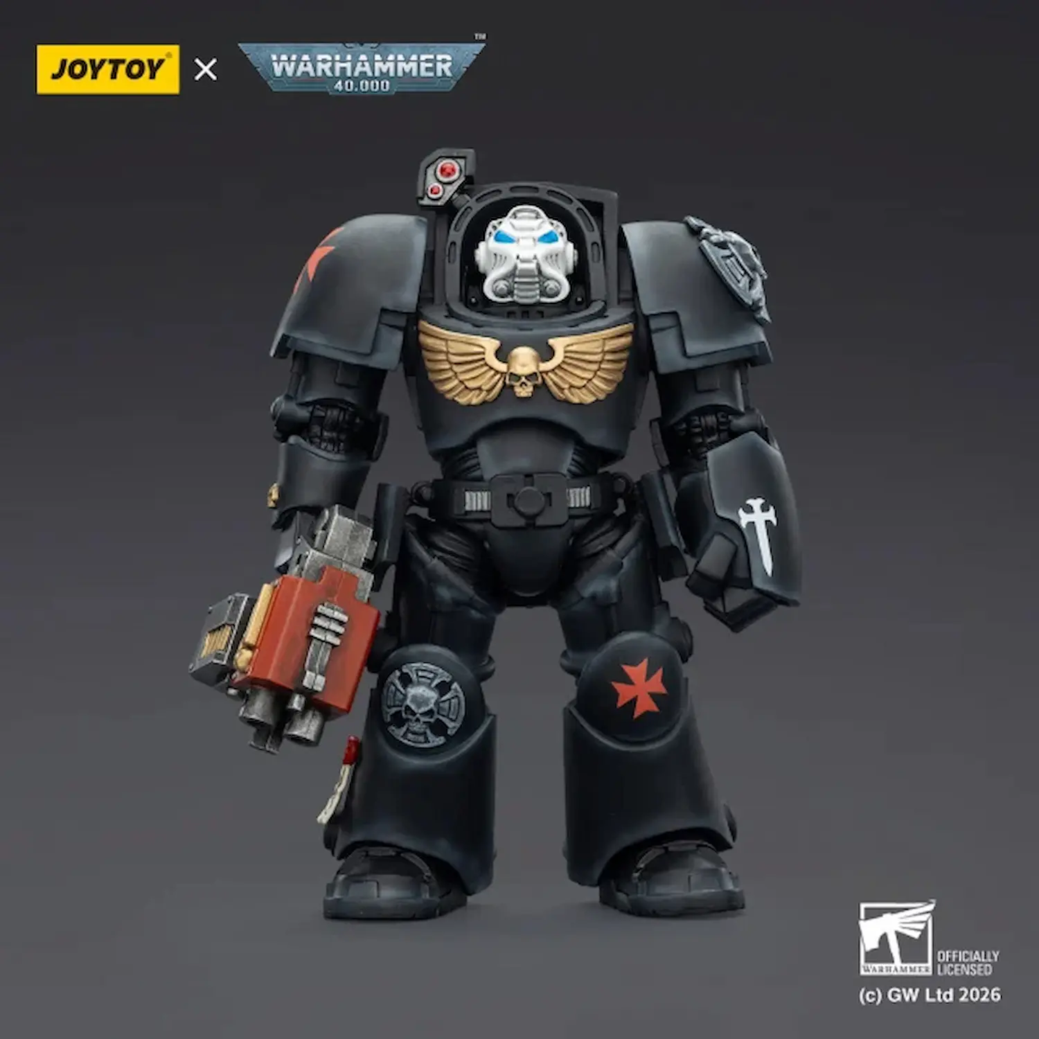 Action Figure - Black Templars Terminator 2 with Power Fist and Storm Bolter 1 18 - JOYTOY Warhammer 40K 1 Action Figure - Black Templars Terminator 2 with Power Fist and Storm Bolter 1 18 - JOYTOY Warhammer 40K 1