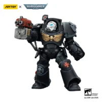 Action Figure - Black Templars Terminator 2 with Power Fist and Storm Bolter 1 18 - JOYTOY Warhammer 40K in white background 3 Action Figure - Black Templars Terminator 2 with Power Fist and Storm Bolter 1 18 - JOYTOY Warhammer 40K in white background 3