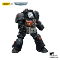 Action Figure - Black Templars Terminator 2 with Power Fist and Storm Bolter 1 18 - JOYTOY Warhammer 40K in white background 4 Action Figure - Black Templars Terminator 2 with Power Fist and Storm Bolter 1 18 - JOYTOY Warhammer 40K in white background 4