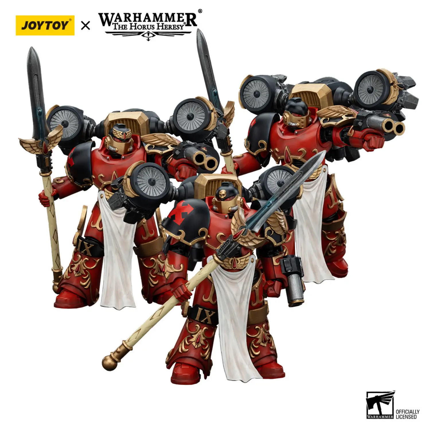 Action Figure - Blood Angels Dawnbreaker Cohort 1 18 - JOTYOY Warhammer The Horus Heresy in white background Action Figure Blood Angels Dawnbreaker Cohort 1 18 Jotyoy Warhammer The Horus Heresy In White Background