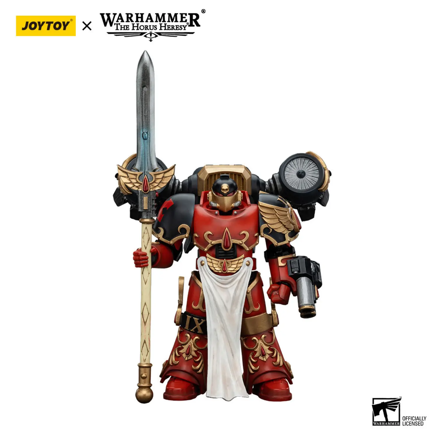 Action Figure Blood Angels Dawnbreaker Cohort Dawnbreaker 1 1 18 Jotyoy Warhammer The Horus Heresy In White Background 3