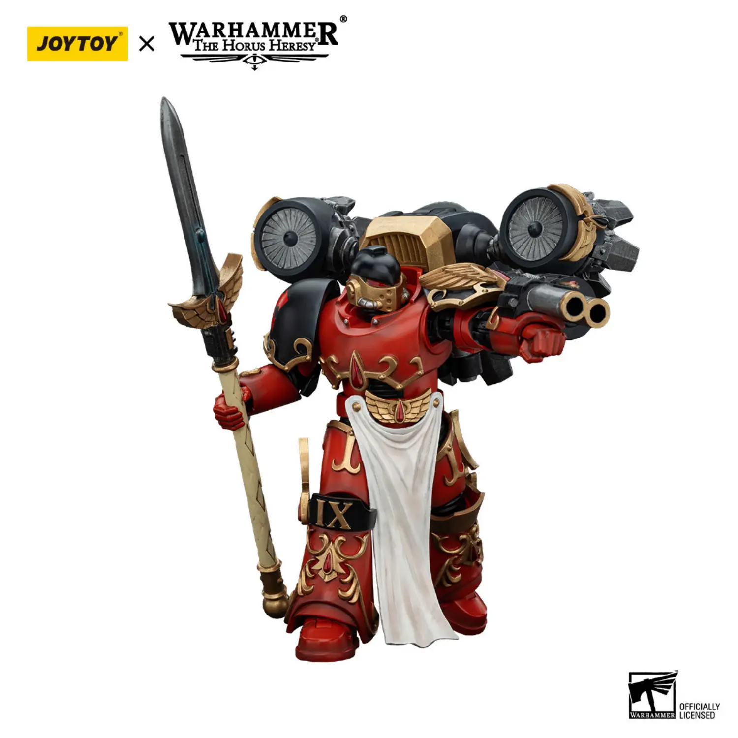 Action Figure Blood Angels Dawnbreaker Cohort Dawnbreaker 2 1 18 Jotyoy Warhammer The Horus Heresy In White Background 2