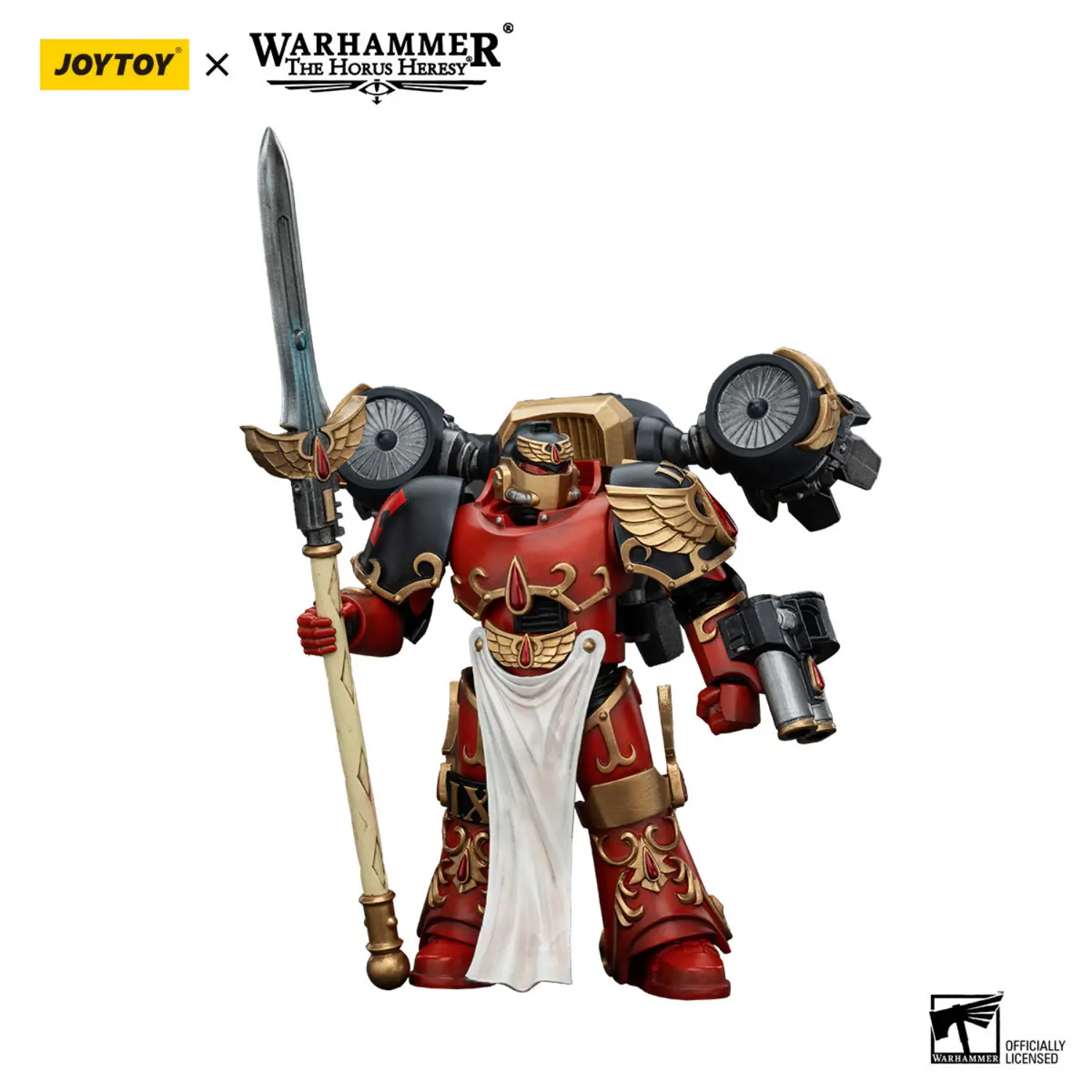 Action Figure - Blood Angels Dawnbreaker Cohort Dawnbreaker Champion 1 18 - JOTYOY Warhammer The Horus Heresy in white background 1 Action Figure Blood Angels Dawnbreaker Cohort Dawnbreaker Champion 1 18 Jotyoy Warhammer The Horus Heresy In White Background 1