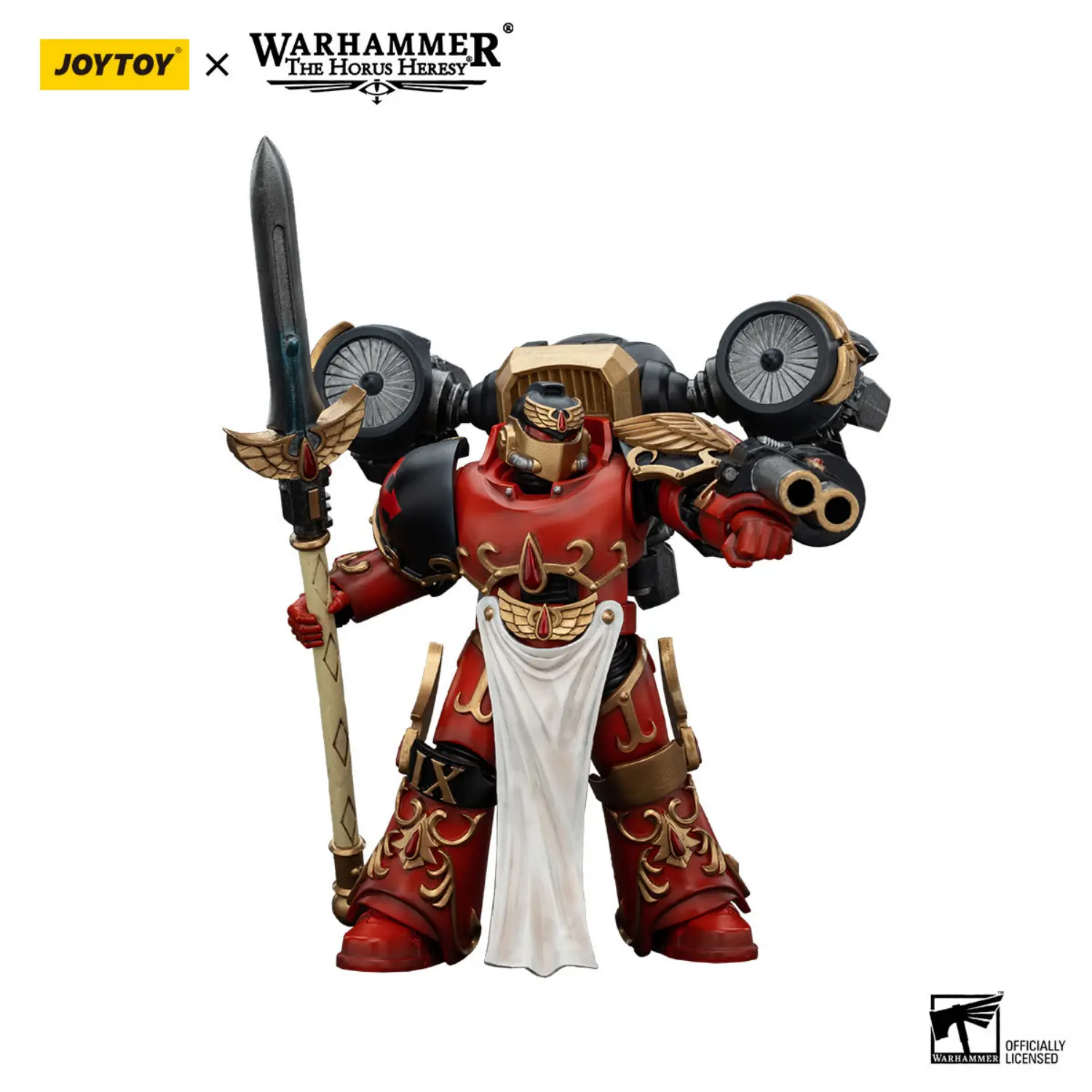 Action Figure - Blood Angels Dawnbreaker Cohort Dawnbreaker Champion 1 18 - JOTYOY Warhammer The Horus Heresy in white background 2 Action Figure Blood Angels Dawnbreaker Cohort Dawnbreaker Champion 1 18 Jotyoy Warhammer The Horus Heresy In White Background 2