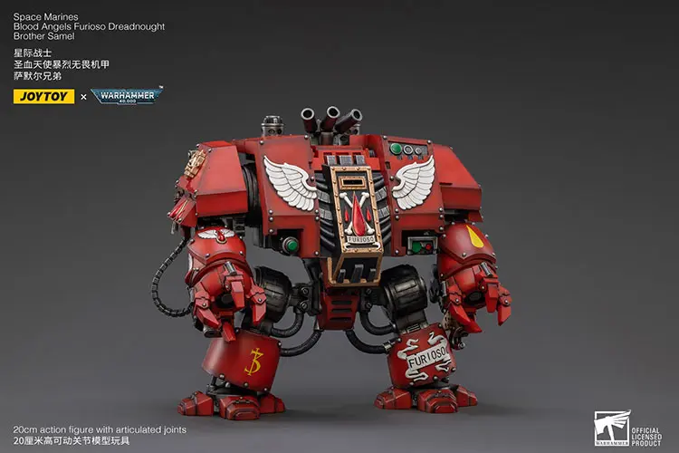 Action Figure - Blood Angels Furioso Dreadnought Brother Samel 1 18 - JOYTOY Warhammer 40K rectangle image 1 Action Figure Blood Angels Furioso Dreadnought Brother Samel 1 18 Joytoy Warhammer 40k Rectangle Image 1