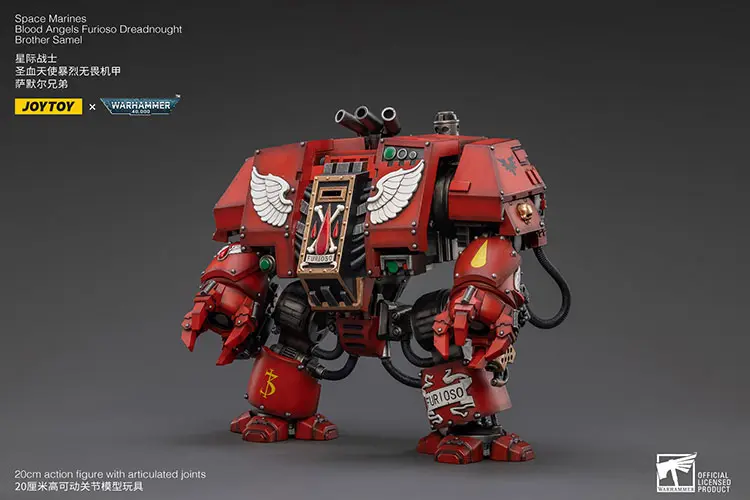 Action Figure - Blood Angels Furioso Dreadnought Brother Samel 1 18 - JOYTOY Warhammer 40K rectangle image 3 Action Figure Blood Angels Furioso Dreadnought Brother Samel 1 18 Joytoy Warhammer 40k Rectangle Image 3