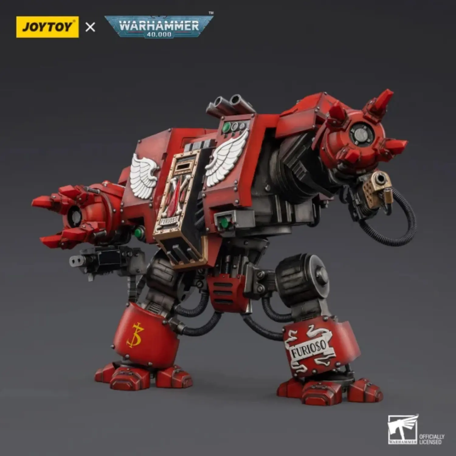 Action Figure - Blood Angels Furioso Dreadnought Brother Samel 1 18 - JOYTOY Warhammer 40K Action Figure Blood Angels Furioso Dreadnought Brother Samel 1 18 Joytoy Warhammer 40k
