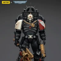 Action Figure Blood Angels Lemartes With Jump Pack, Blood Crozius And Absolver Bolt Pistol 1 18 Joytoy Warhammer 40k Rectangle Image 3