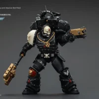 Action Figure Blood Angels Lemartes With Jump Pack, Blood Crozius And Absolver Bolt Pistol 1 18 Joytoy Warhammer 40k Rectangle Image 5