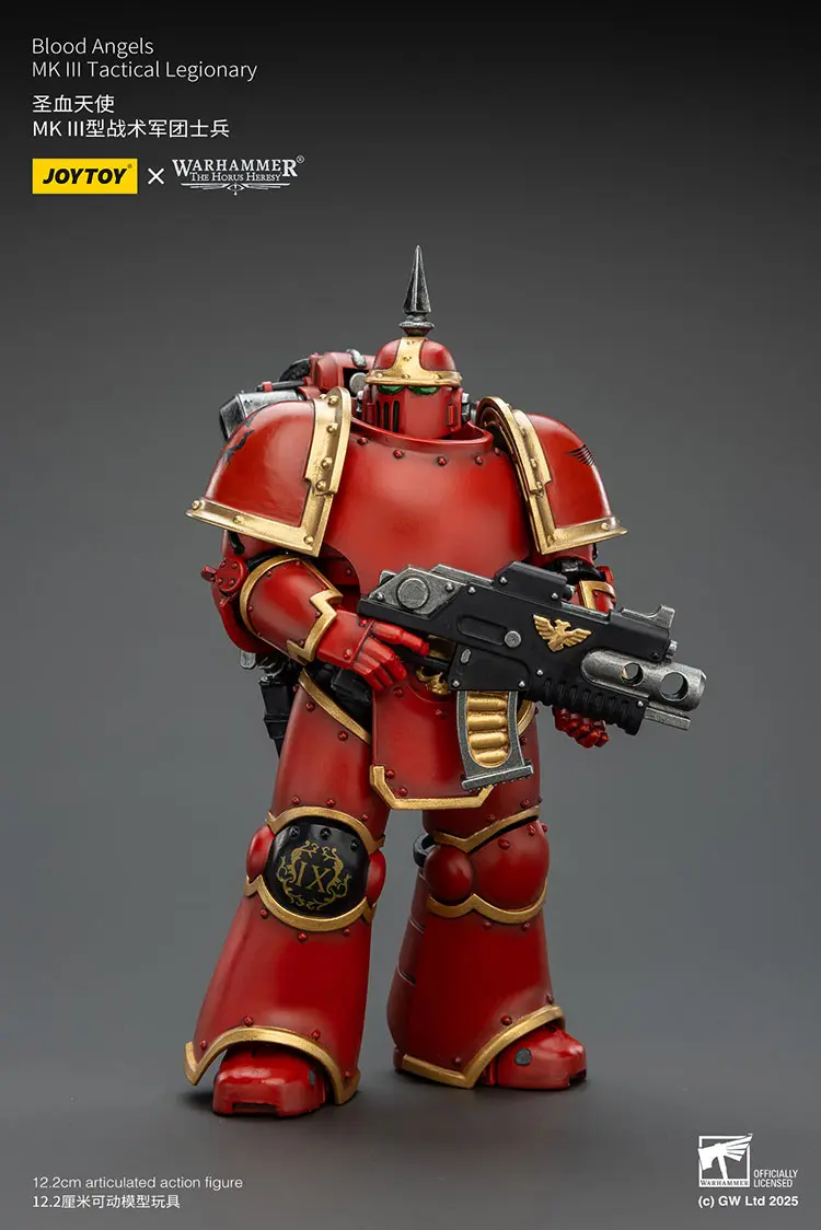 Action Figure -Blood Angels MkIII Tactical Legionary 1 18 - JOTYOY Warhammer The Horus Heresy rectangle image 3 Action Figure Blood Angels Mkiii Tactical Legionary 1 18 Jotyoy Warhammer The Horus Heresy Rectangle Image 3