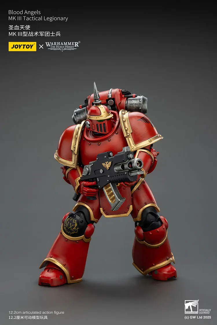 Action Figure -Blood Angels MkIII Tactical Legionary 1 18 - JOTYOY Warhammer The Horus Heresy rectangle image 4 Action Figure Blood Angels Mkiii Tactical Legionary 1 18 Jotyoy Warhammer The Horus Heresy Rectangle Image 4