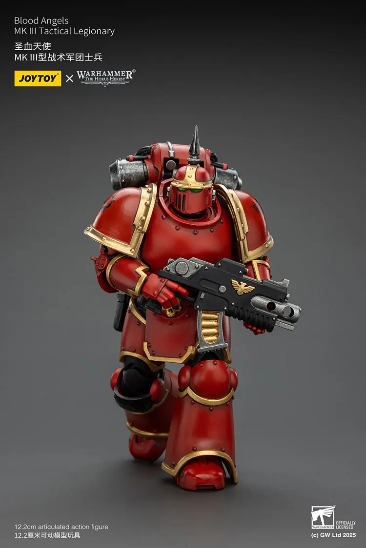 Action Figure -Blood Angels MkIII Tactical Legionary 1 18 - JOTYOY Warhammer The Horus Heresy rectangle image 5 Action Figure Blood Angels Mkiii Tactical Legionary 1 18 Jotyoy Warhammer The Horus Heresy Rectangle Image 5
