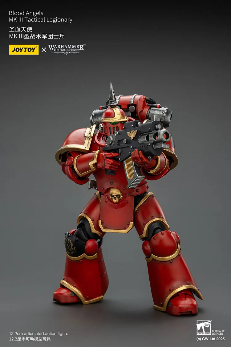 Action Figure -Blood Angels MkIII Tactical Legionary 1 18 - JOTYOY Warhammer The Horus Heresy rectangle image 6 Action Figure Blood Angels Mkiii Tactical Legionary 1 18 Jotyoy Warhammer The Horus Heresy Rectangle Image 6