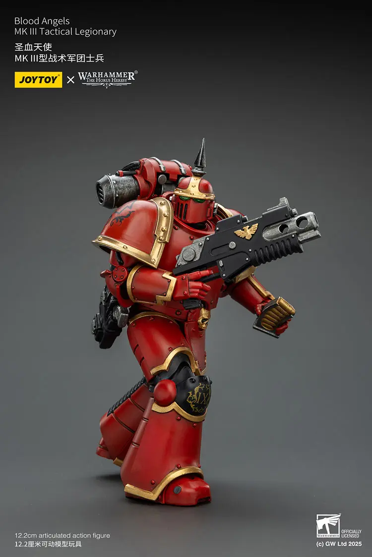 Action Figure -Blood Angels MkIII Tactical Legionary 1 18 - JOTYOY Warhammer The Horus Heresy rectangle image 7 Action Figure Blood Angels Mkiii Tactical Legionary 1 18 Jotyoy Warhammer The Horus Heresy Rectangle Image 7