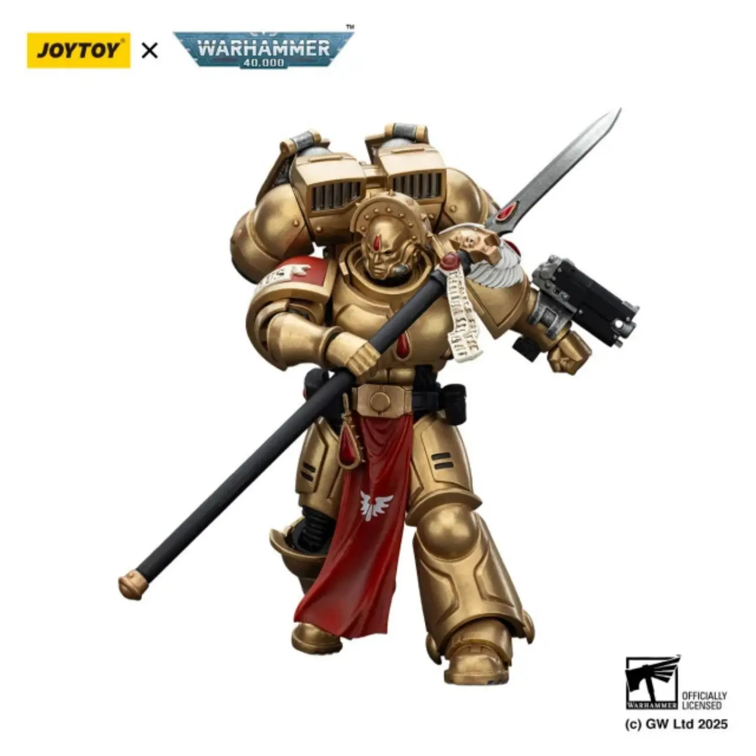 Action Figure - Blood Angels Sanguinary Guard 2 with Angelus Boltgun and Encarmine Spear 1 18 - JOYTOY Warhammer 40K in white background 2 Action Figure Blood Angels Sanguinary Guard 2 With Angelus Boltgun And Encarmine Spear 1 18 Joytoy Warhammer 40k In White Background 2