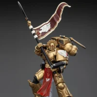 Action Figure Blood Angels Sanguinary Guard 3 On Display Stand With Angelus Boltgun And Encarmine Spear 1 18 Joytoy Warhammer 40k Rectangle Image