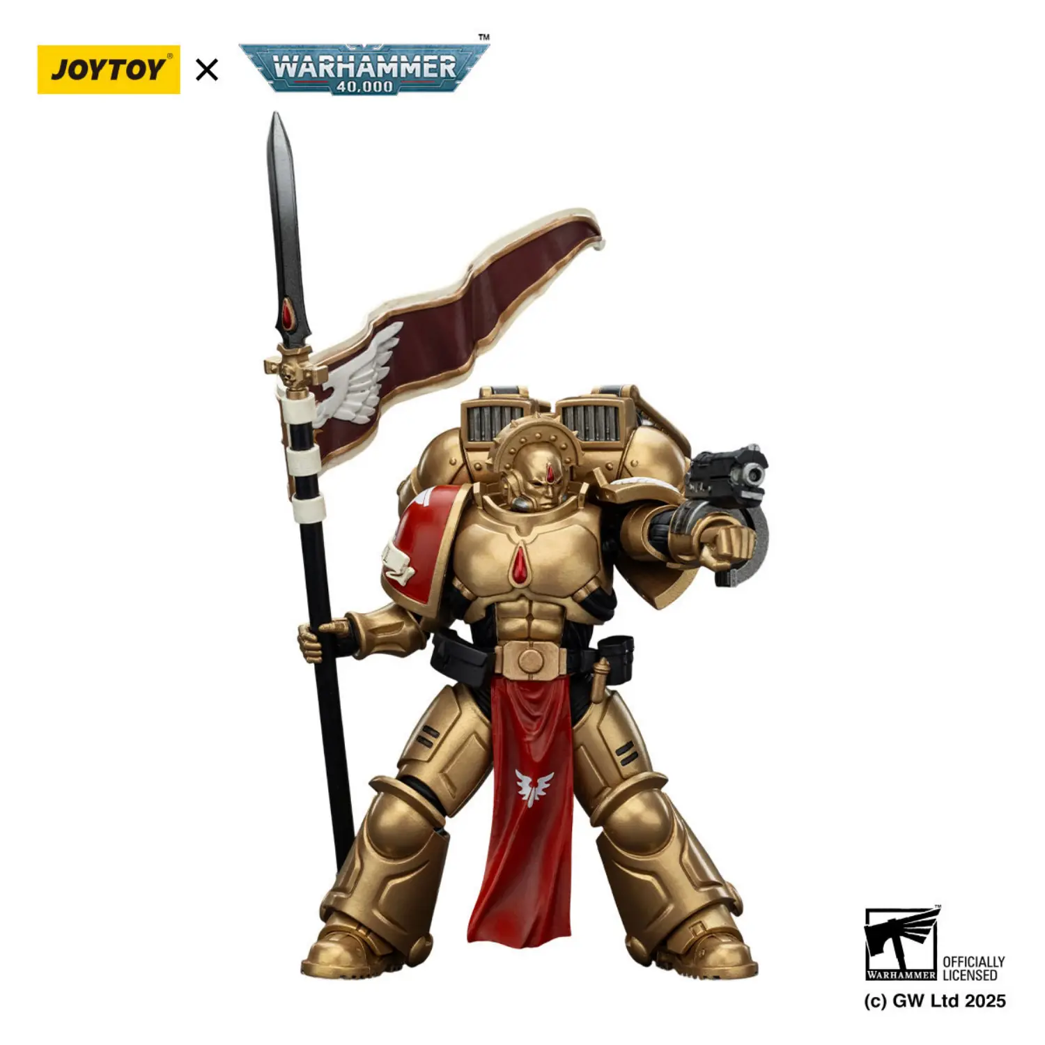 Action Figure Blood Angels Sanguinary Guard 3 With Angelus Boltgun And Encarmine Spear 1 18 Joytoy Warhammer 40k 2
