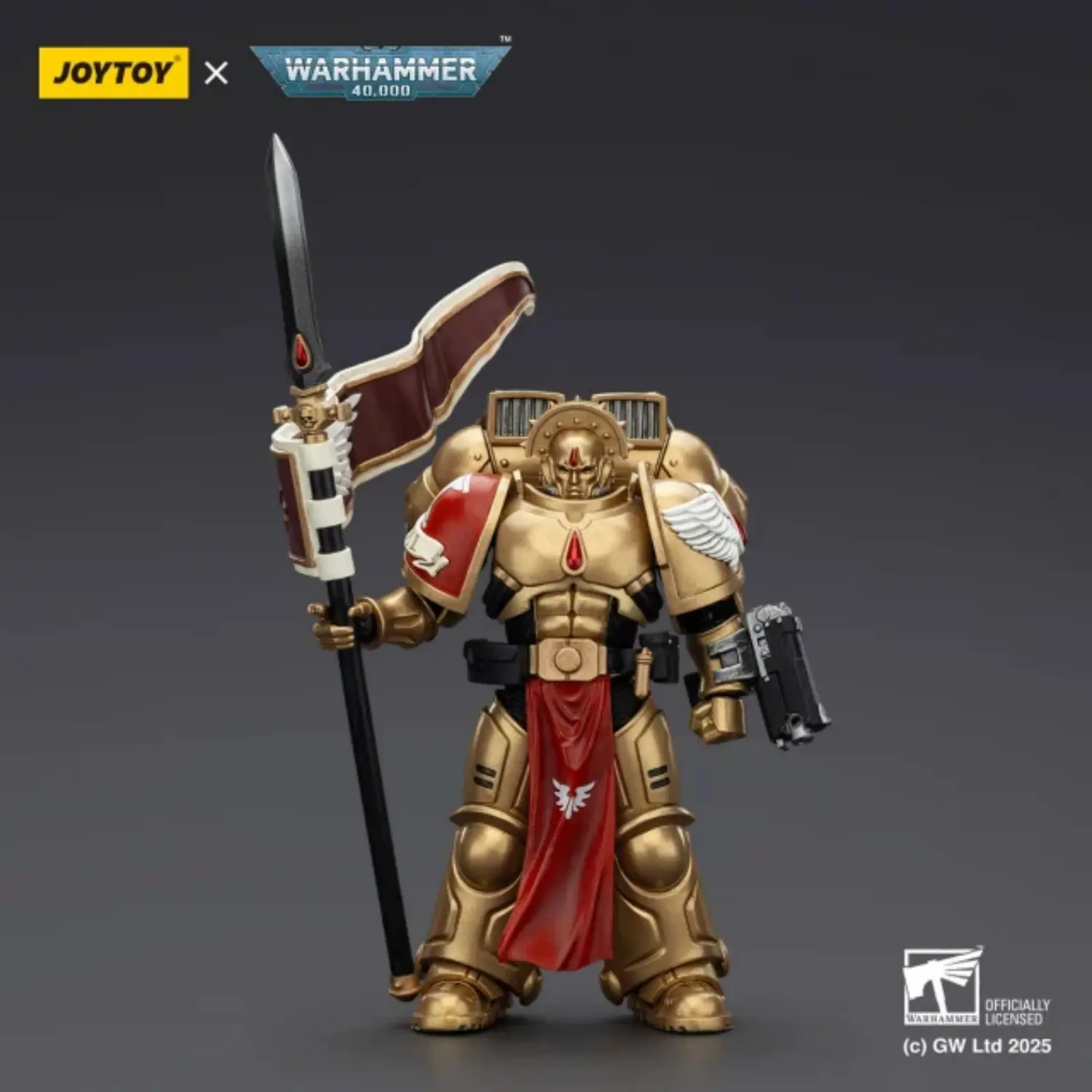 Action Figure Blood Angels Sanguinary Guard 3 With Angelus Boltgun And Encarmine Spear 1 18 Joytoy Warhammer 40k