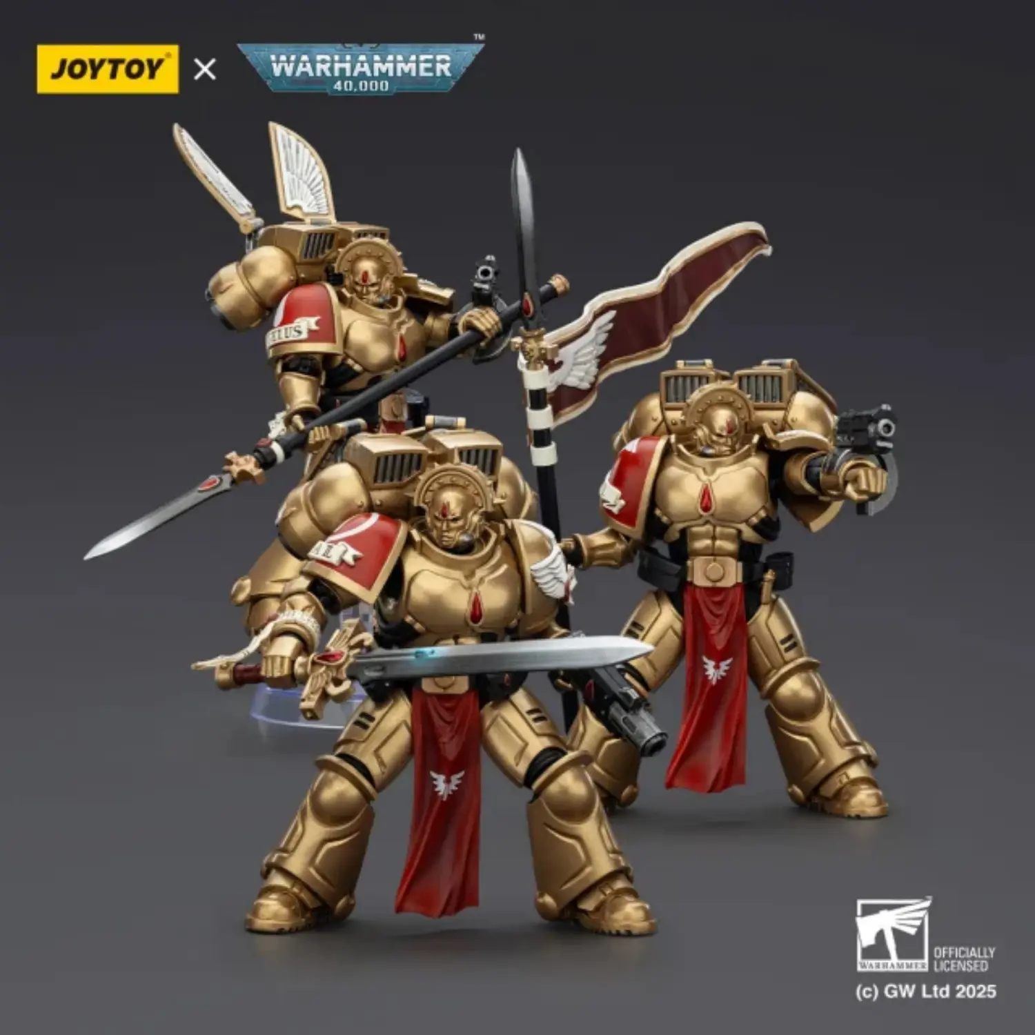 Action Figure Blood Angels Sanguinary Guard Squad 1 18 Joytoy Warhammer 40k