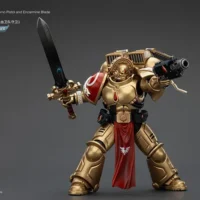 Action Figure Blood Angels Sanguinary Guard With Inferno Pistol & Encarmine Blade 1 18 Joytoy Warhammer 40k Rectangle Image 3